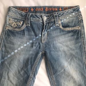 Rock Revival light wash jeans